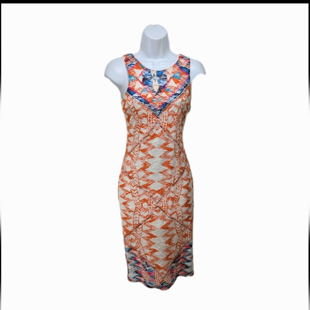 Bailey Blue Mesh Bodycon Midi Dress S Whimsical Fairy Summer